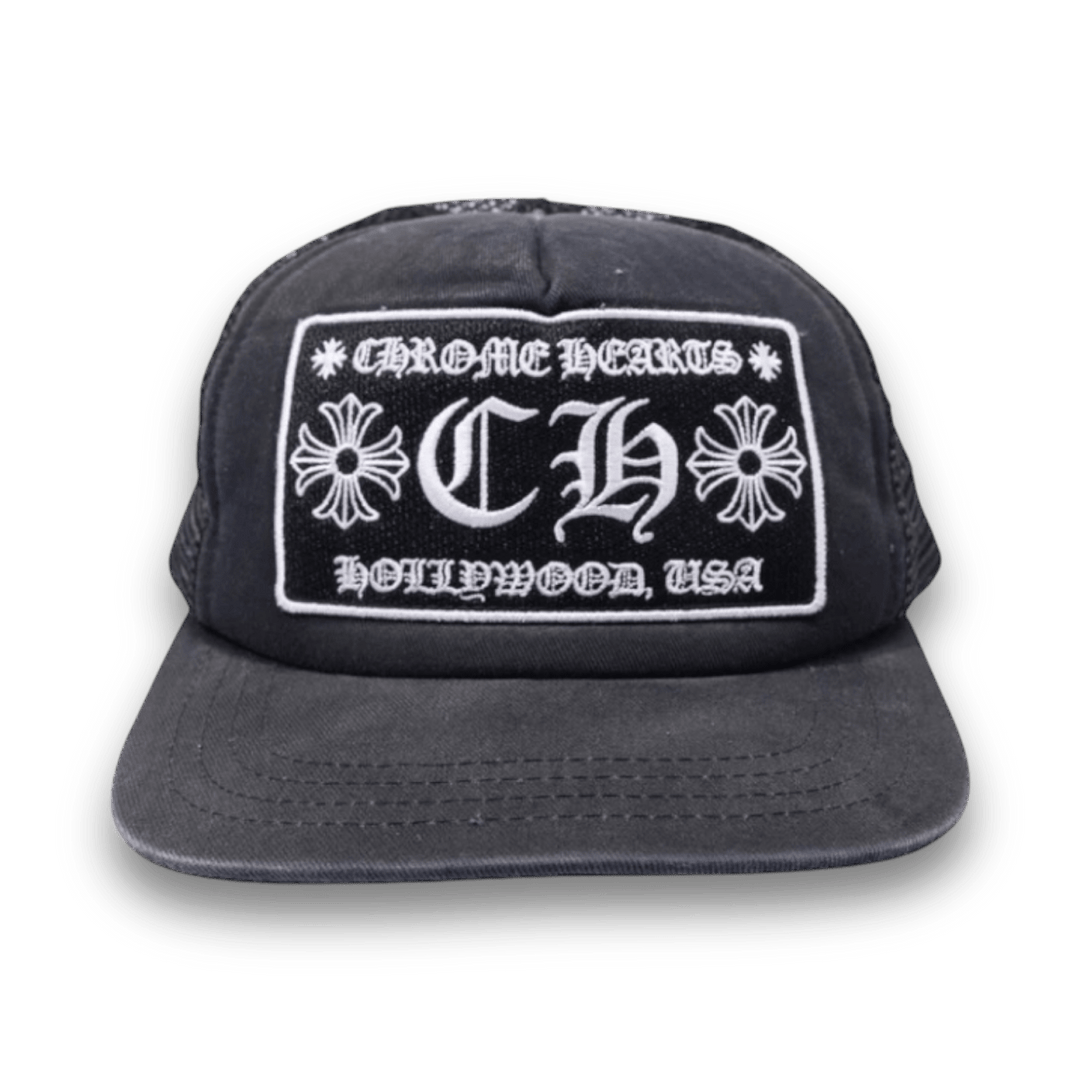 Chrome Hearts Chrome Hearts F@CK Hollywood Trucker Hat Black Chrome Hearts Chrome Hearts F@CK Hollywood Trucker Hat Black