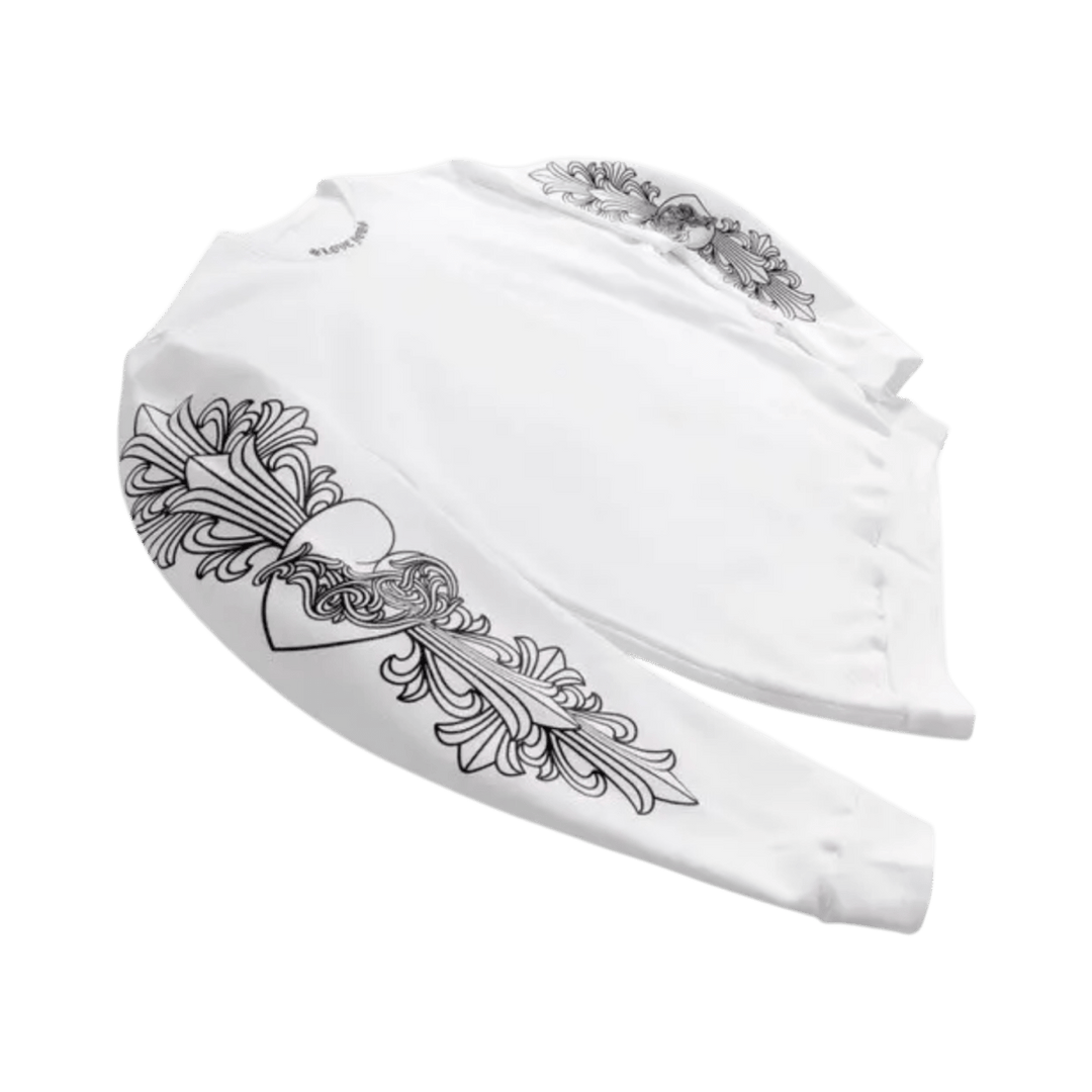 Chrome Hearts Love You Crewneck Sweatshirt - Sweatshirt - Jawns on Fire Sneakers & Shoes