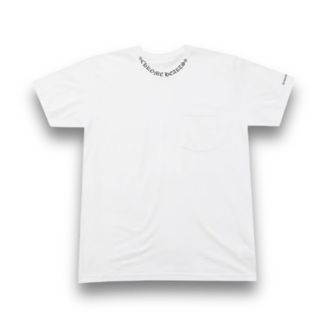 Chrome Hearts Chrome Hearts Neck Logo Short Sleeve T-Shirt Chrome Hearts Chrome Hearts Neck Logo Short Sleeve T-Shirt