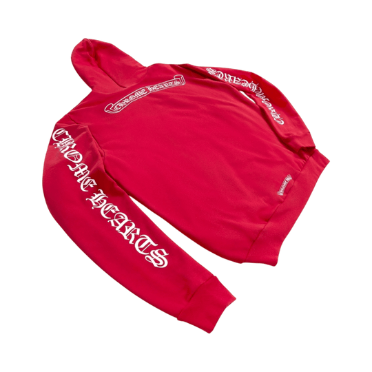 Chrome Hearts Red Hoodie - Hoodie - Jawns on Fire Sneakers & Shoes