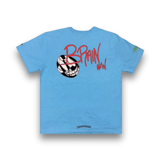 Chrome Hearts x Matty Boy Brain New Short Sleeve T-Shirt Blue - T-Shirt - Jawns on Fire Sneakers & Shoes