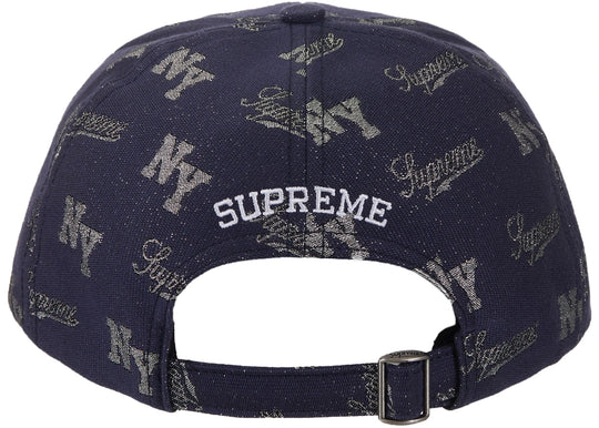 Supreme Monogram 6-Panel Navy