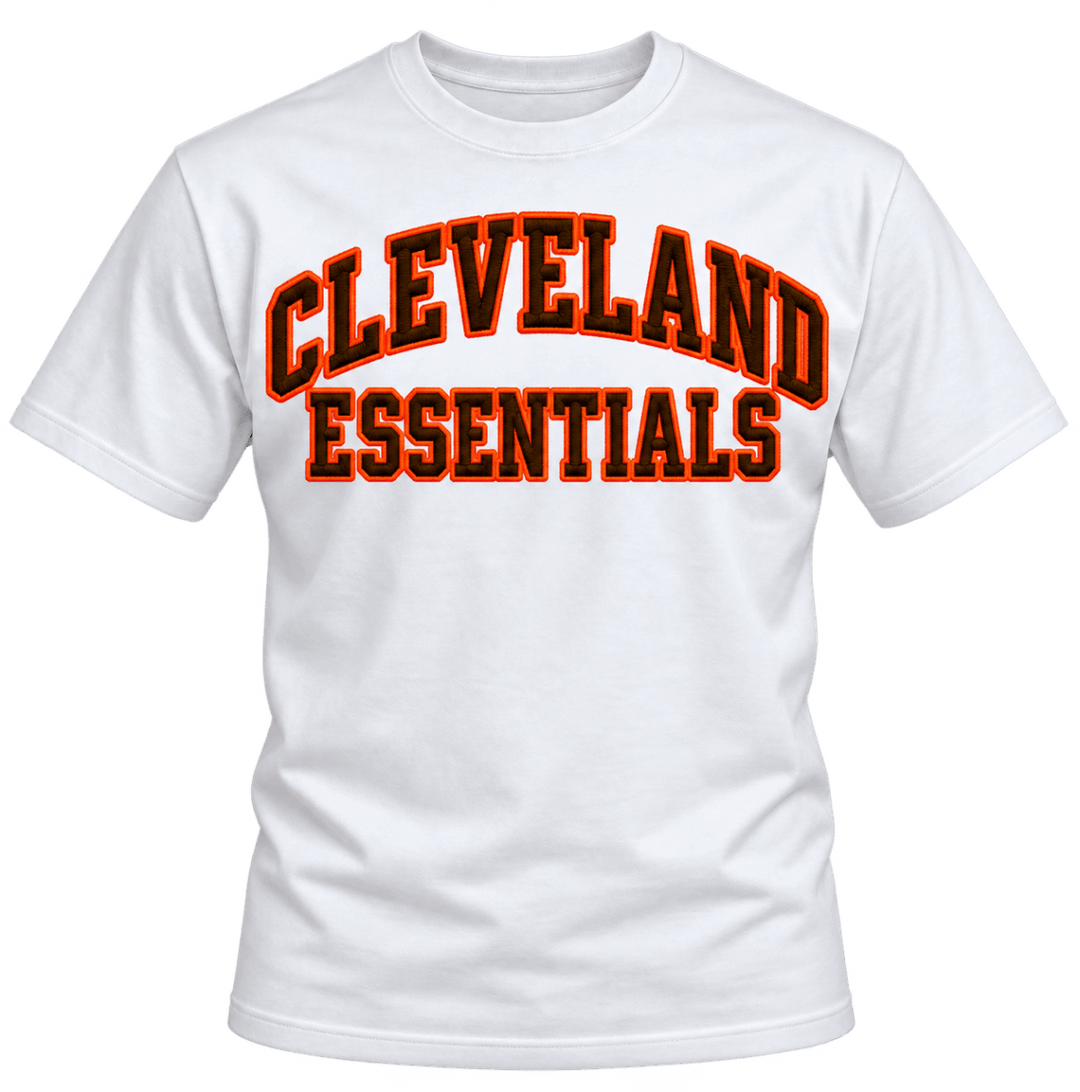 Cleveland Essentials T-Shirt – White – Browns | Jawns on Fire - T-Shirt - Jawns on Fire Sneakers &amp; Shoes