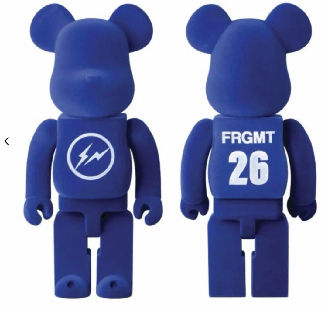 Complex Blue Flocky 26 Fragment Bearbrick 400% &amp; 100% - Collectibles - Jawns on Fire Sneakers &amp; Shoes