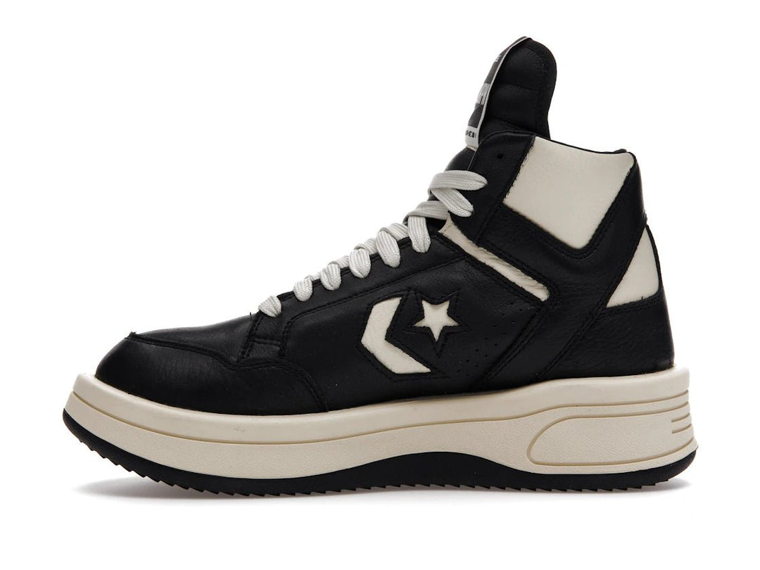Converse TURBOWPN Mid Rick Owens DRKSHDW Black Cloud Cream - Sneakers - Jawns on Fire Sneakers & Shoes