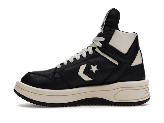 Converse TURBOWPN Mid Rick Owens DRKSHDW Black Cloud Cream - Sneakers - Jawns on Fire Sneakers & Shoes