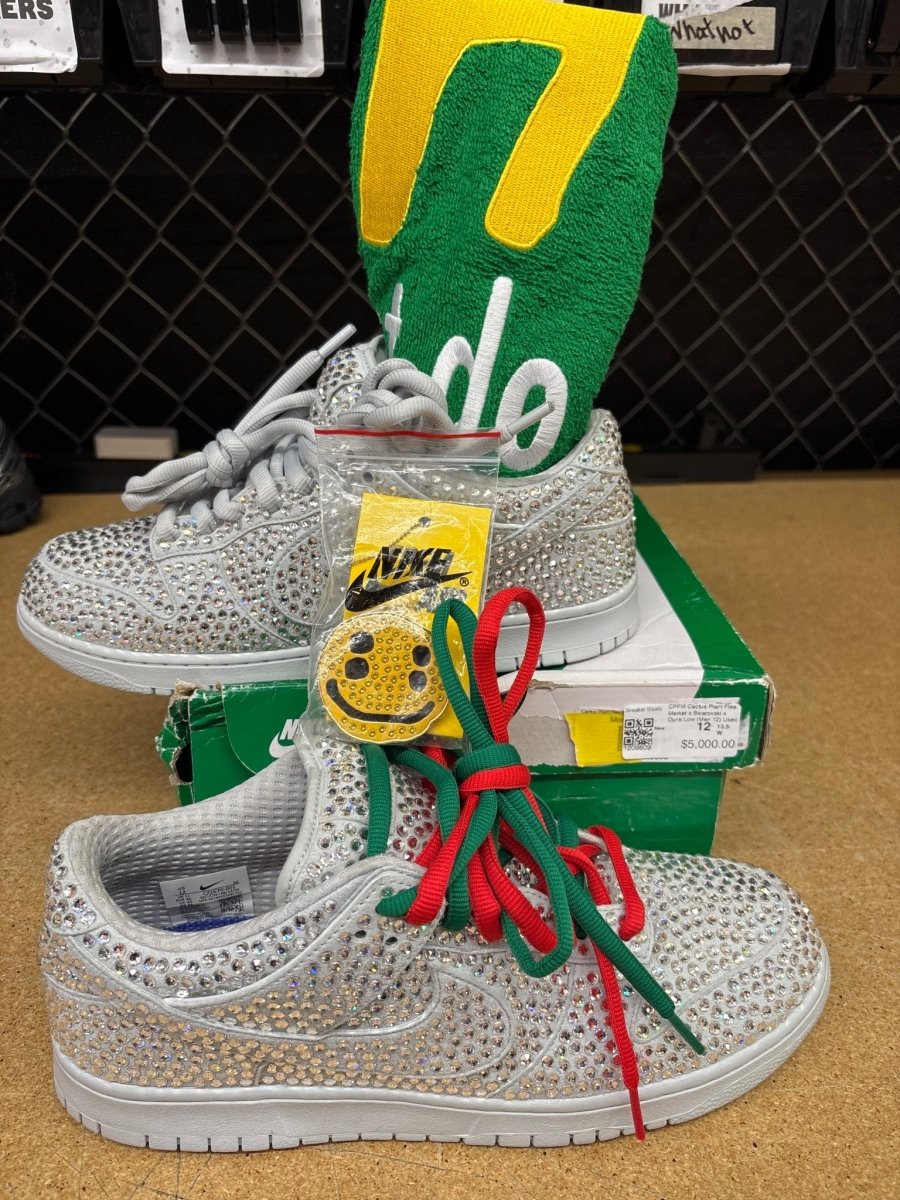 CPFM Cactus Plant Flea Market x Swarovski x Dunk Low (Men 12) Used - Sneakers - Jawns on Fire Sneakers &amp; Shoes