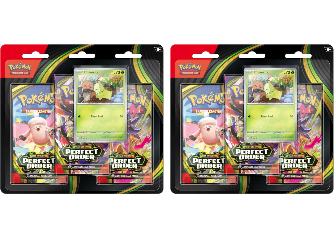 2026 Pokémon Mega Evolution Perfect Order Chikorita Blister Pack