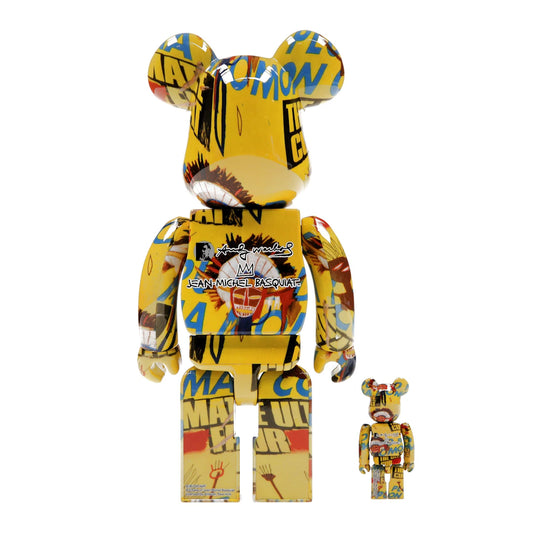 Bearbrick Andy Warhol x Jean-Michel Basquiat 
