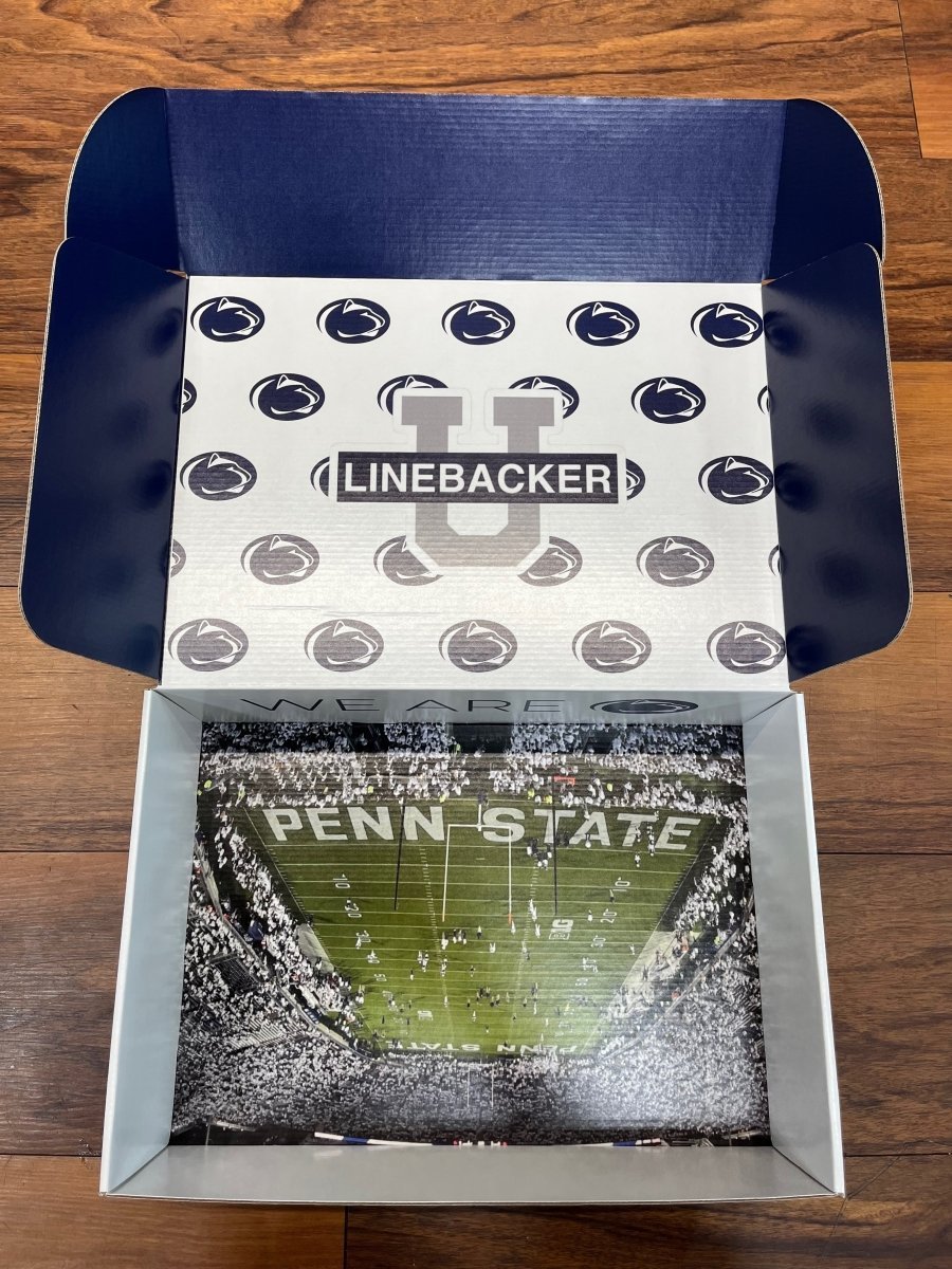 Custom PSU FTBL Navy Sneaker - Ready Now - Low Sneaker - Jawns on Fire Sneakers & Shoes