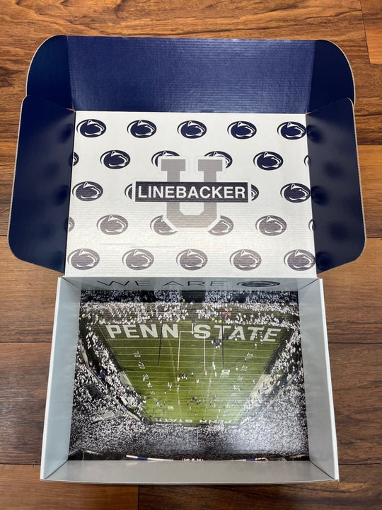 Custom PSU FTBL Navy Sneaker - Ready Now - Low Sneaker - Jawns on Fire Sneakers & Shoes