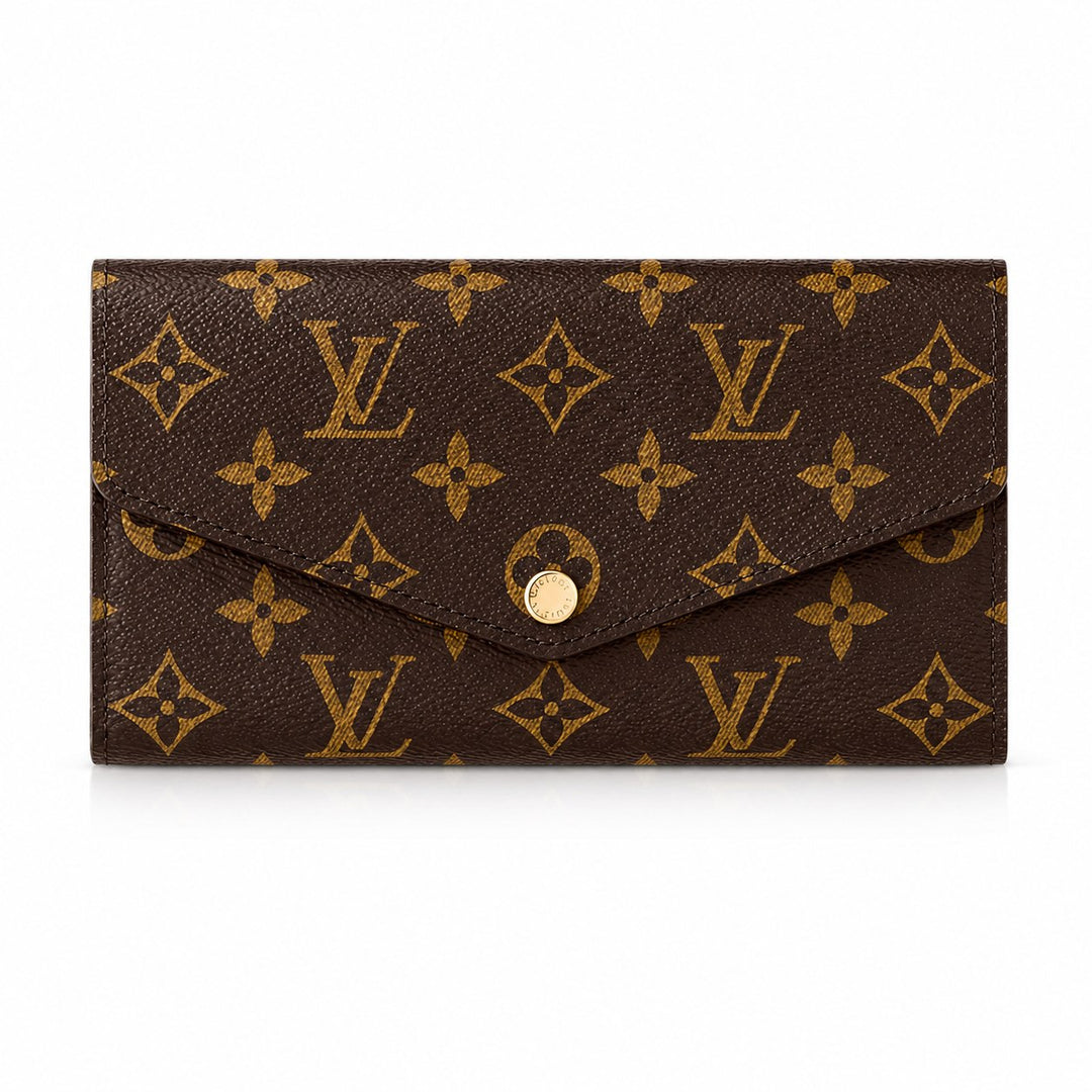 Louis Vuitton Sarah Wallet Monogram Brown