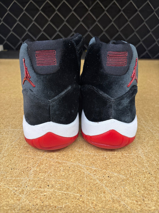 Air Jordan 11 Retro 'Bred Velvet' (Women 10.5) Used - No Box