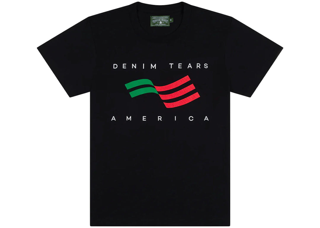 Denim Tears America Sportswear Tee Black - Clothing - Mens - Jawns on Fire Sneakers & Shoes