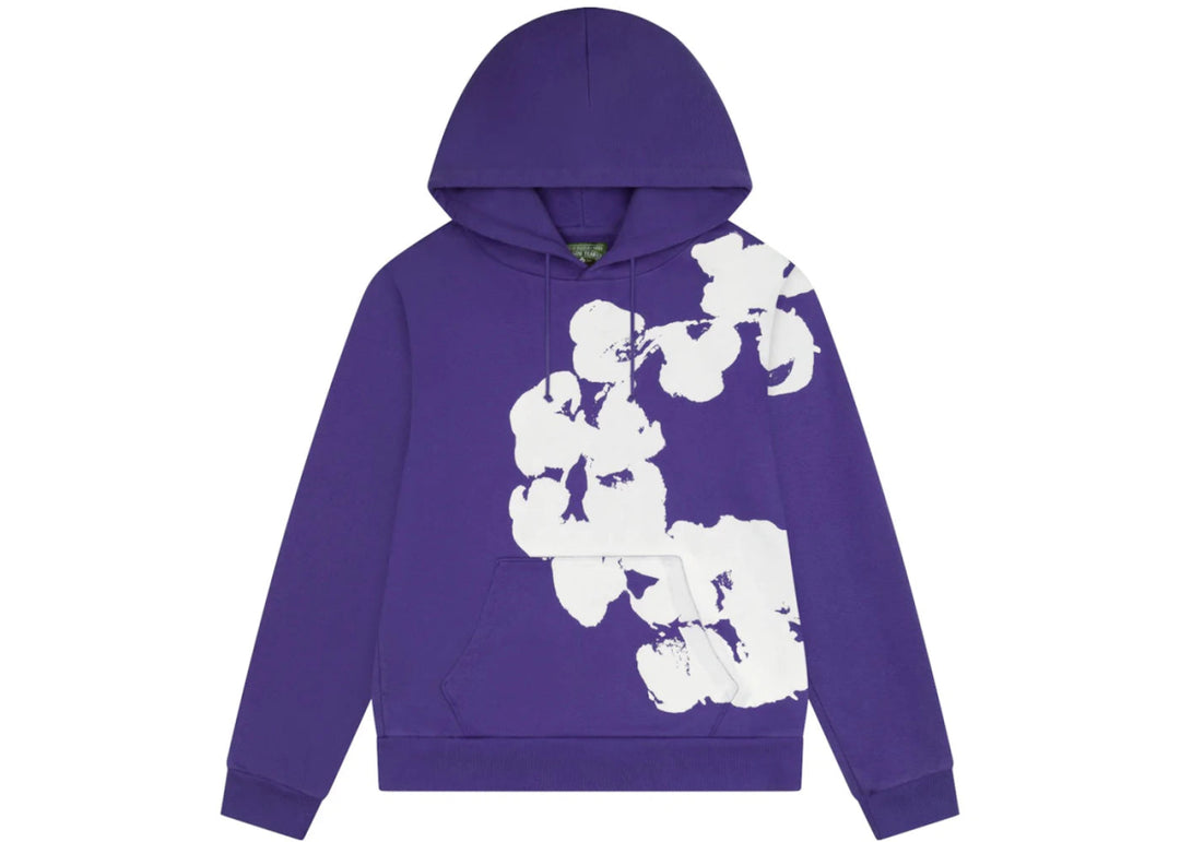 Denim Tears Big Cotton Wreath Sweatshirt Purple - Clothing - Mens - Jawns on Fire Sneakers & Shoes