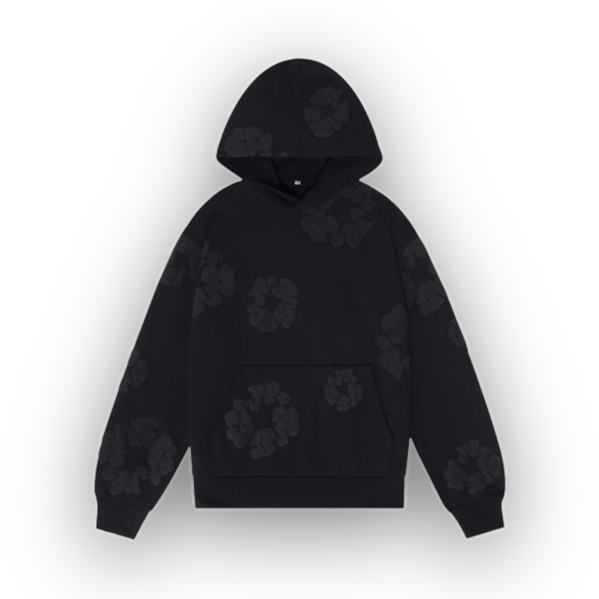 Denim Tears Mono Cotton Wreath Sweatshirt Black - Clothing - Jawns on Fire Sneakers & Streetwear