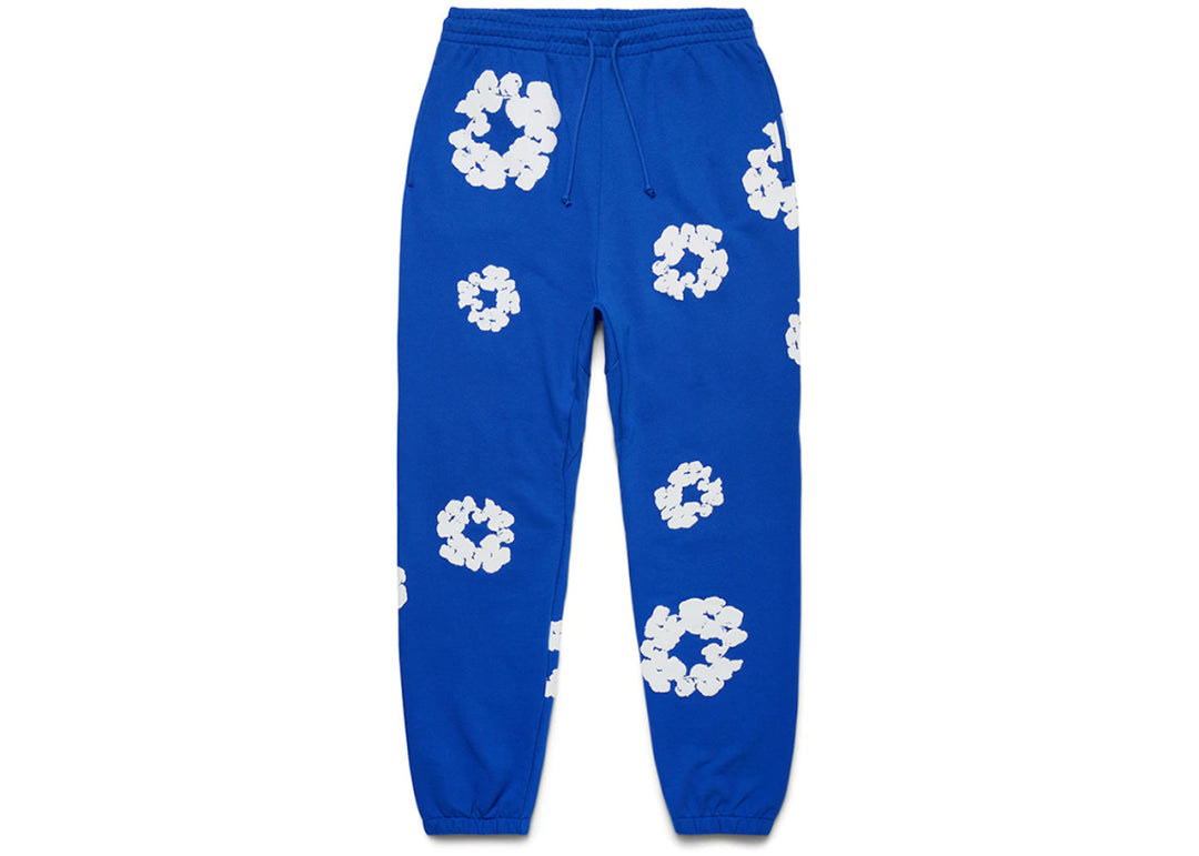 Denim Tears The Cotton Wreath Sweatpants Royal Blue - Clothing - Mens - Jawns on Fire Sneakers & Shoes
