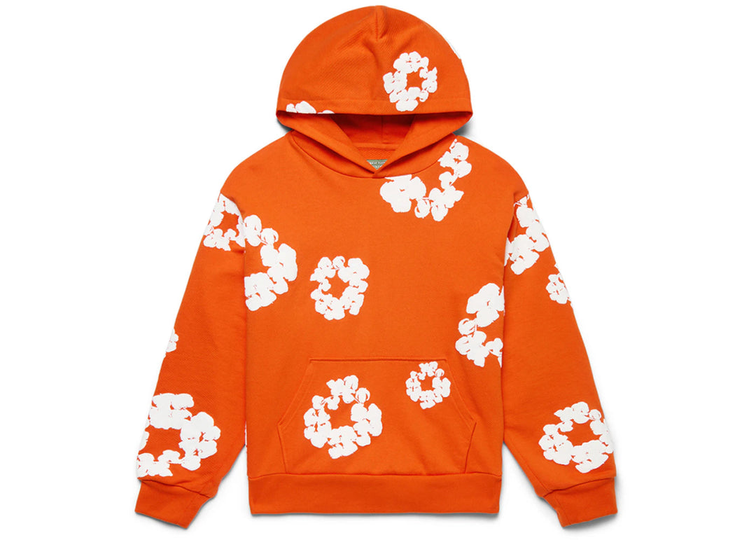 Denim Tears The Cotton Wreath Sweatshirt Orange - Clothing - Mens - Jawns on Fire Sneakers & Shoes
