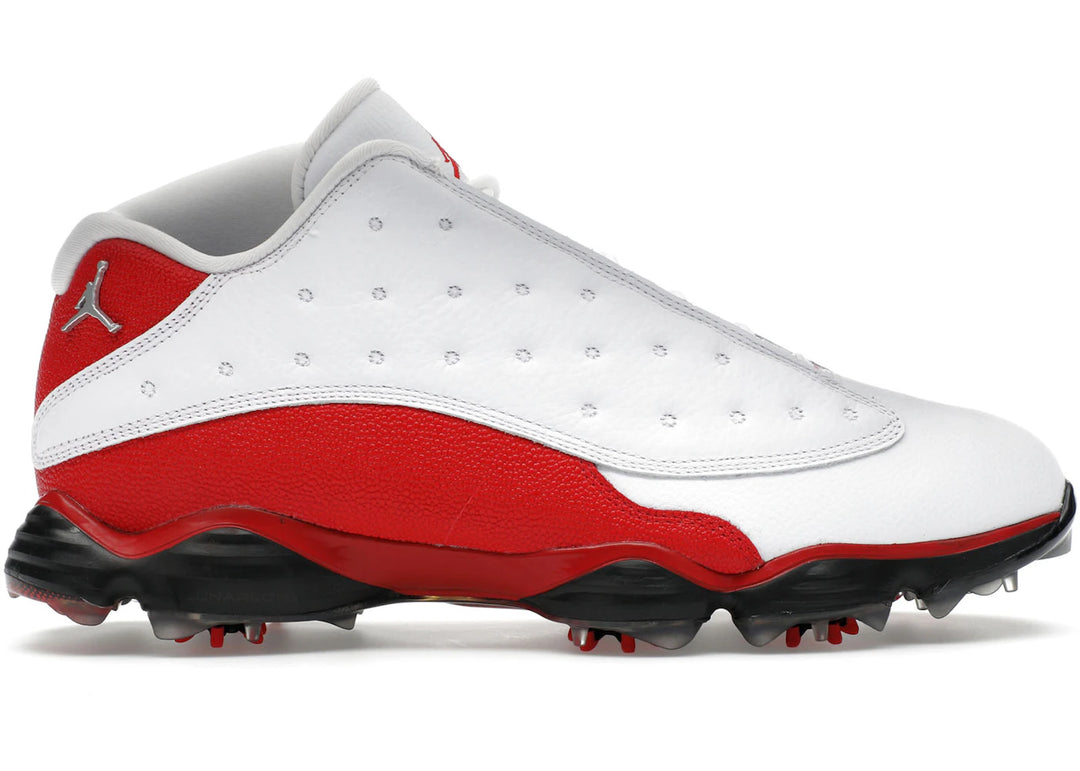 Jordan 13 Retro Golf Cleat White Red