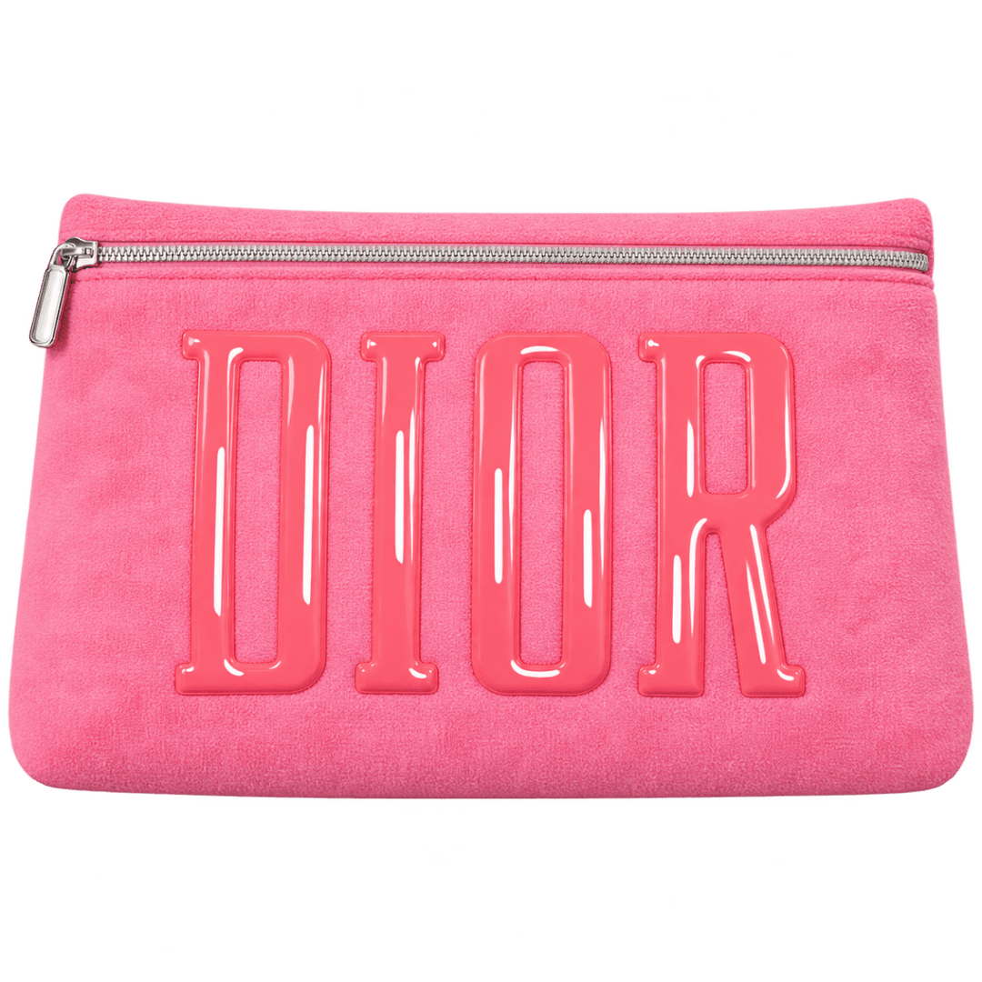 Dior Pink Suede Zip Pouch - Handbags - Jawns on Fire Sneakers &amp; Shoes
