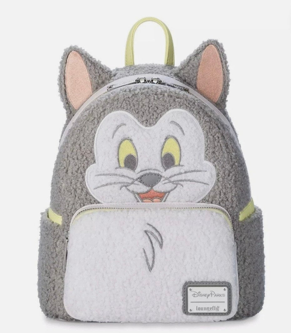 Disney Parks Loungefly Figaro Pinocchio Cat Pastel Mini Backpack Fuzzy NW - Handbags - Jawns on Fire Sneakers & Shoes