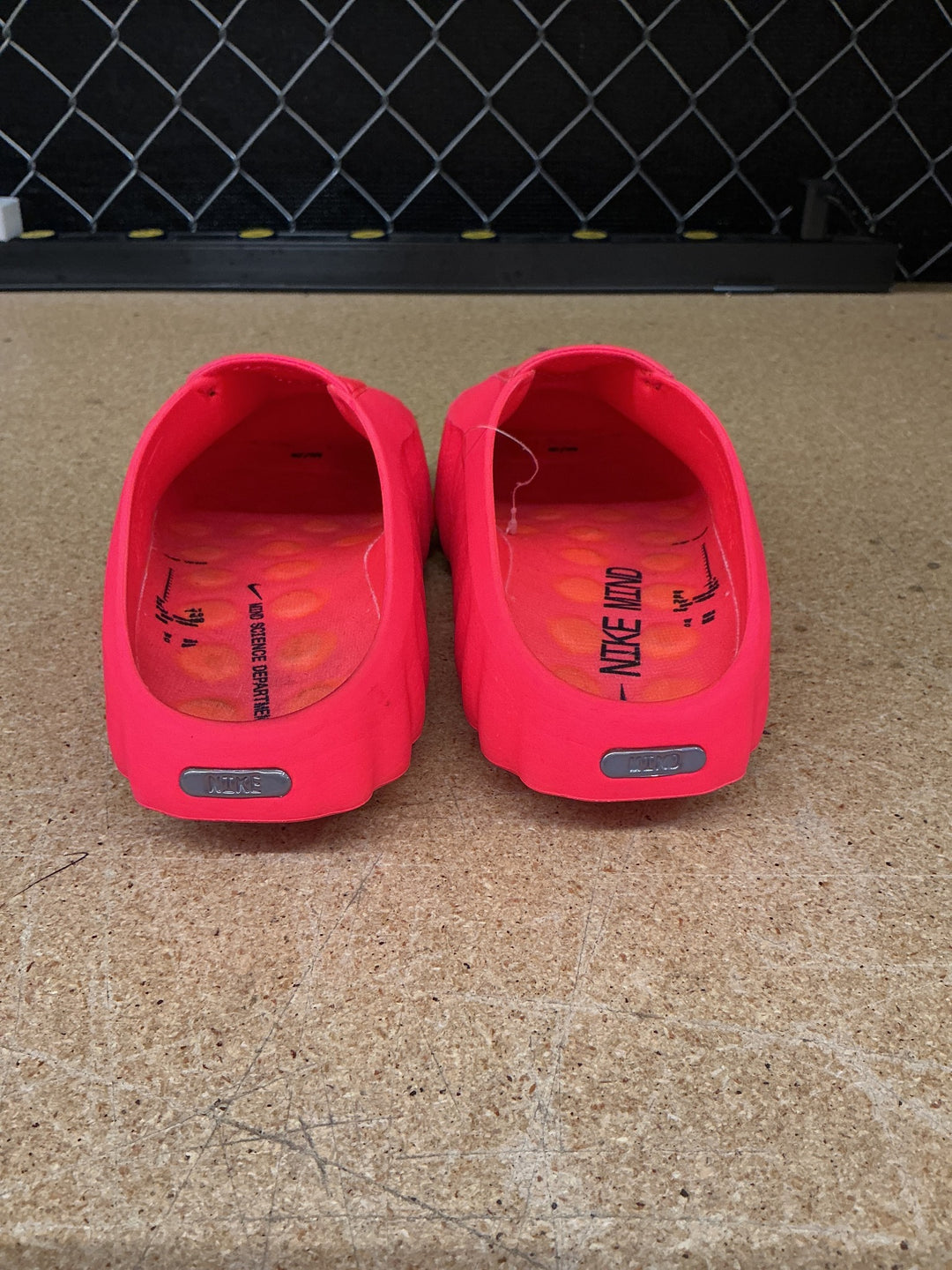 Nike Mind 001 Slide Solar Red Women 8 Used - No Box