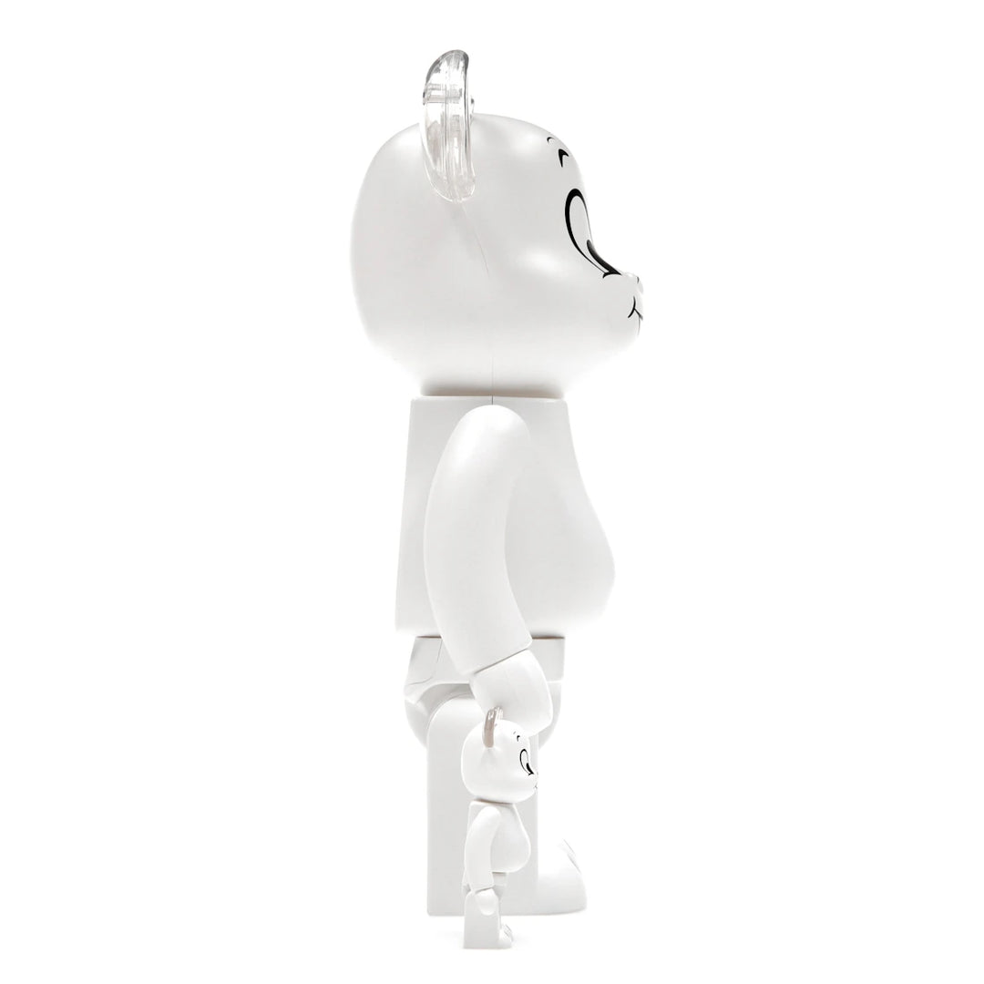 Bearbrick Casper the Friendly Ghost 100% & 400% Set White No Box