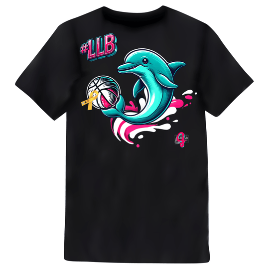Dolphin with Ball #LLB - Kids vs Cancer - Original Jawns Apparel - T-Shirt - Jawns on Fire Sneakers & Shoes