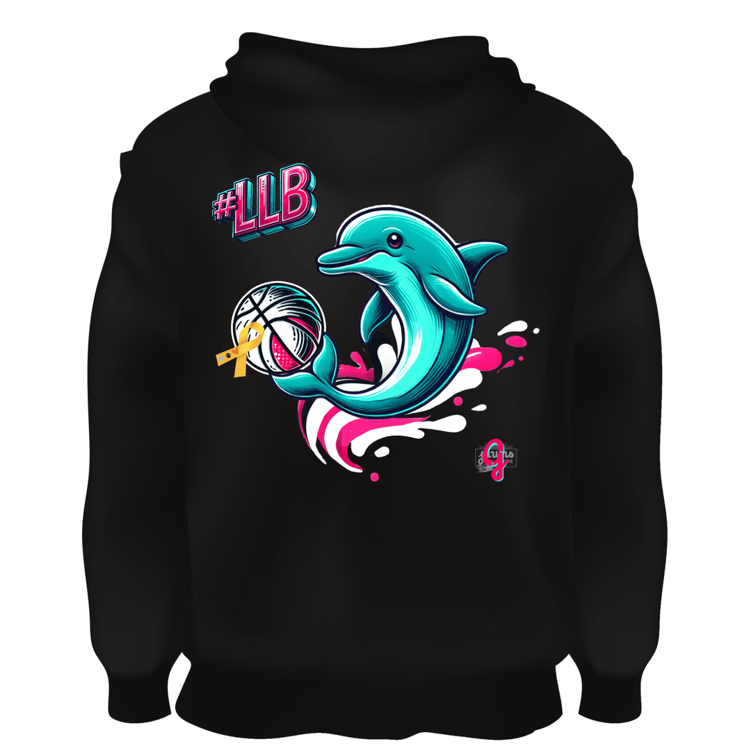 Dolphin with Ball #LLB - Kids vs Cancer - Original Jawns Apparel - T-Shirt - Jawns on Fire Sneakers & Shoes
