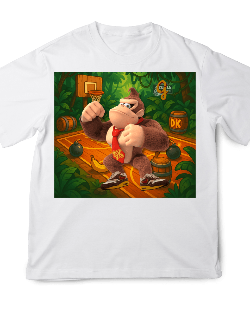 Donkey Kong Air Max - Original Jawns - White T-Shirt - T-Shirt - Jawns on Fire Sneakers & Shoes