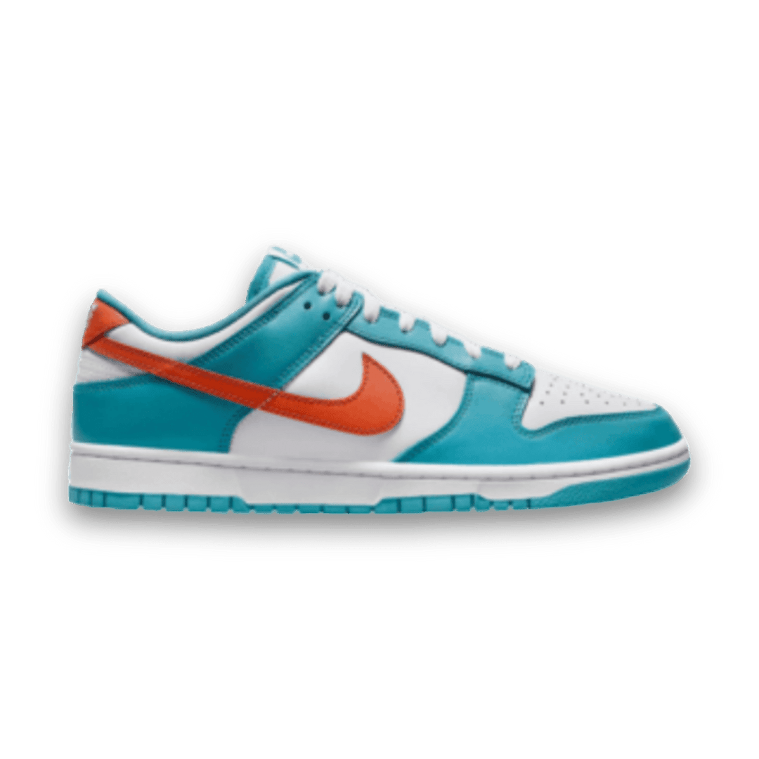 Dunk Low Miami Dolphins Orange & Teal - Sneakers - Jawns on Fire Sneakers & Shoes