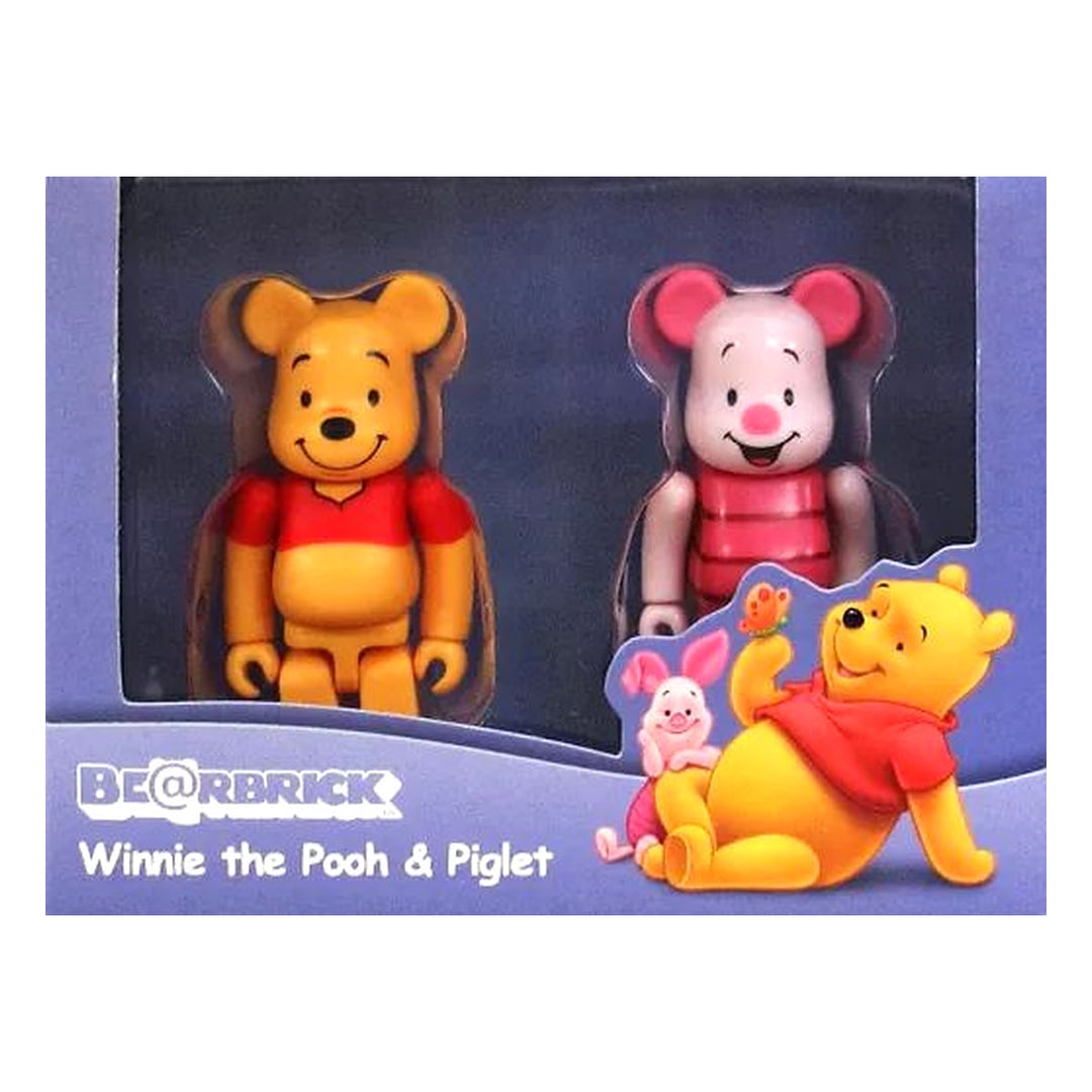 Bearbrick Winnie the Pooh &amp; Piglet 100% (Set of 2)