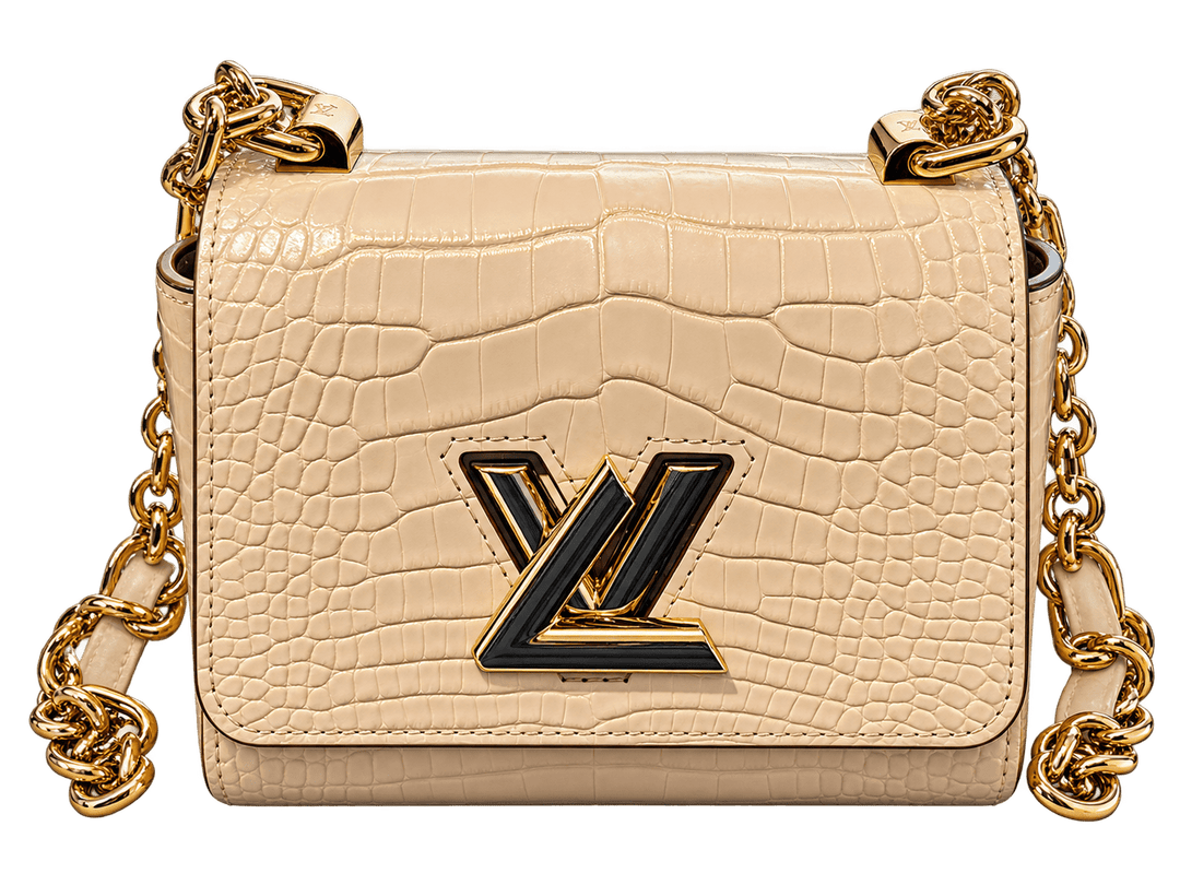 Louis Vuitton Twist Crocodile PM Ivory