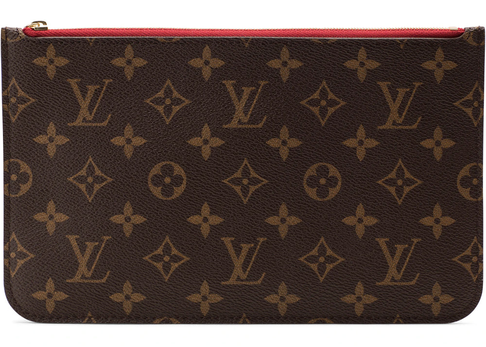 Louis Vuitton Pochette Monogram MM/GM Cerise (Orange) Lining