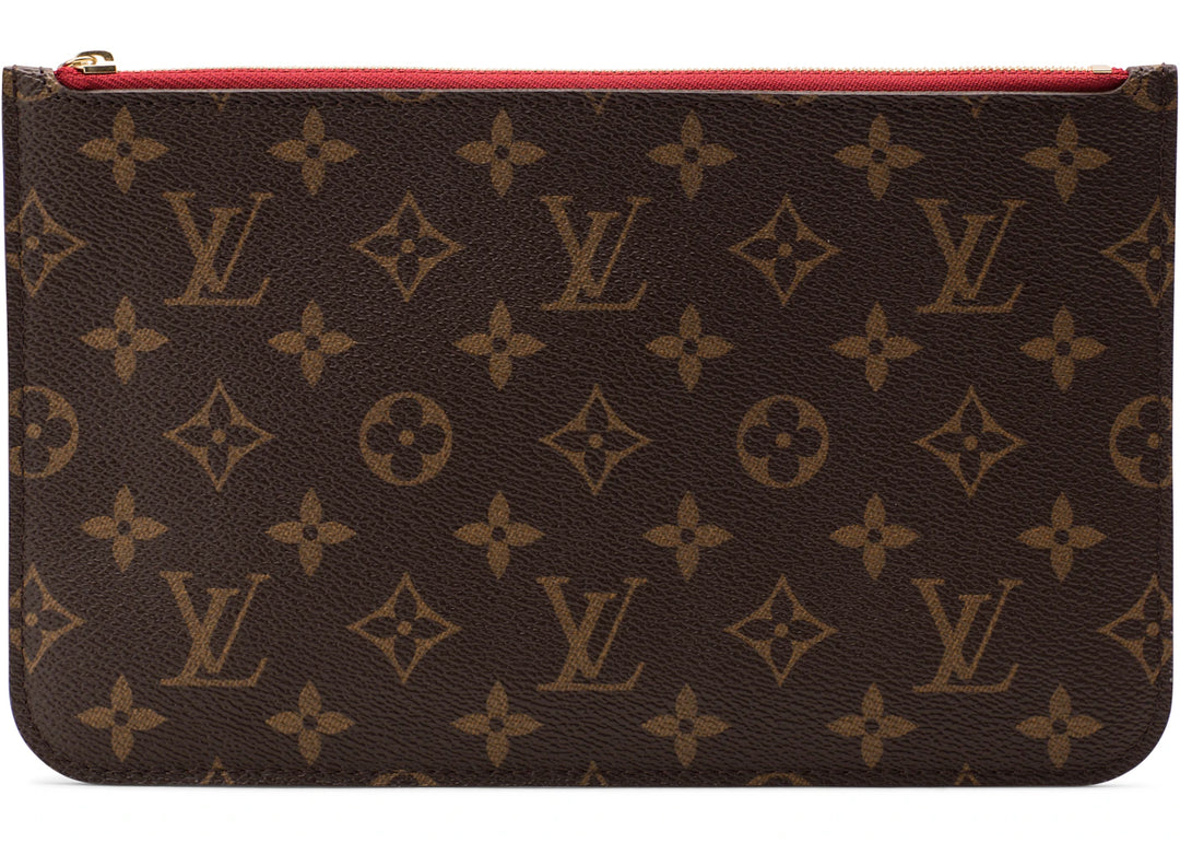 Louis Vuitton Pochette Monogram MM/GM Cerise (Orange) Lining