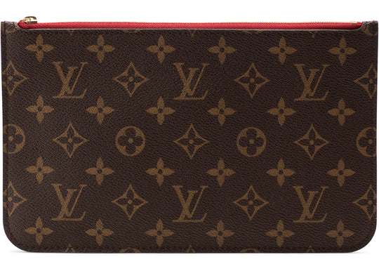 Louis Vuitton Pochette Monogram MM/GM Cerise (Orange) Lining