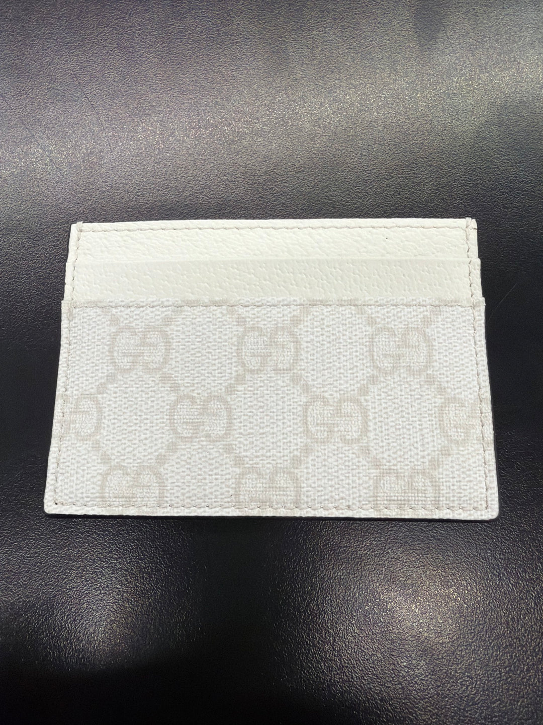 Gucci Card Case Wallet GG White