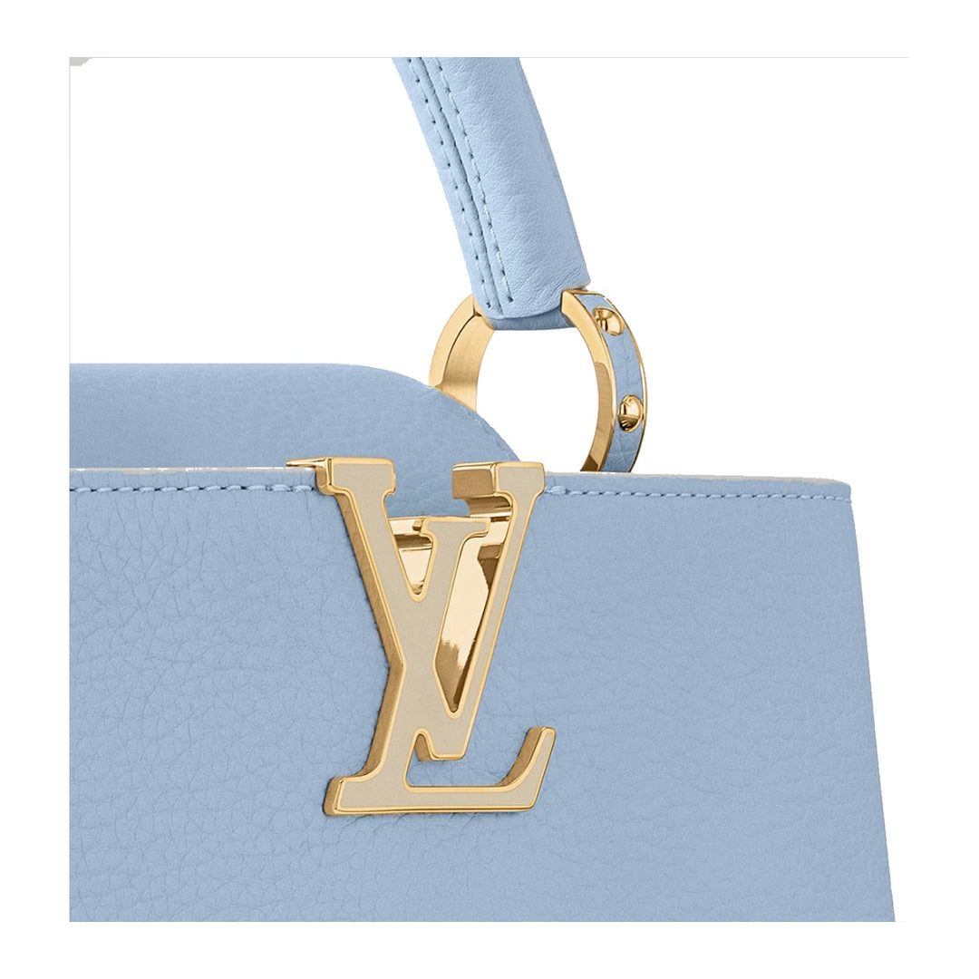 Louis Vuitton Capucine BB with MiniMe Orgasmic Blue Bag