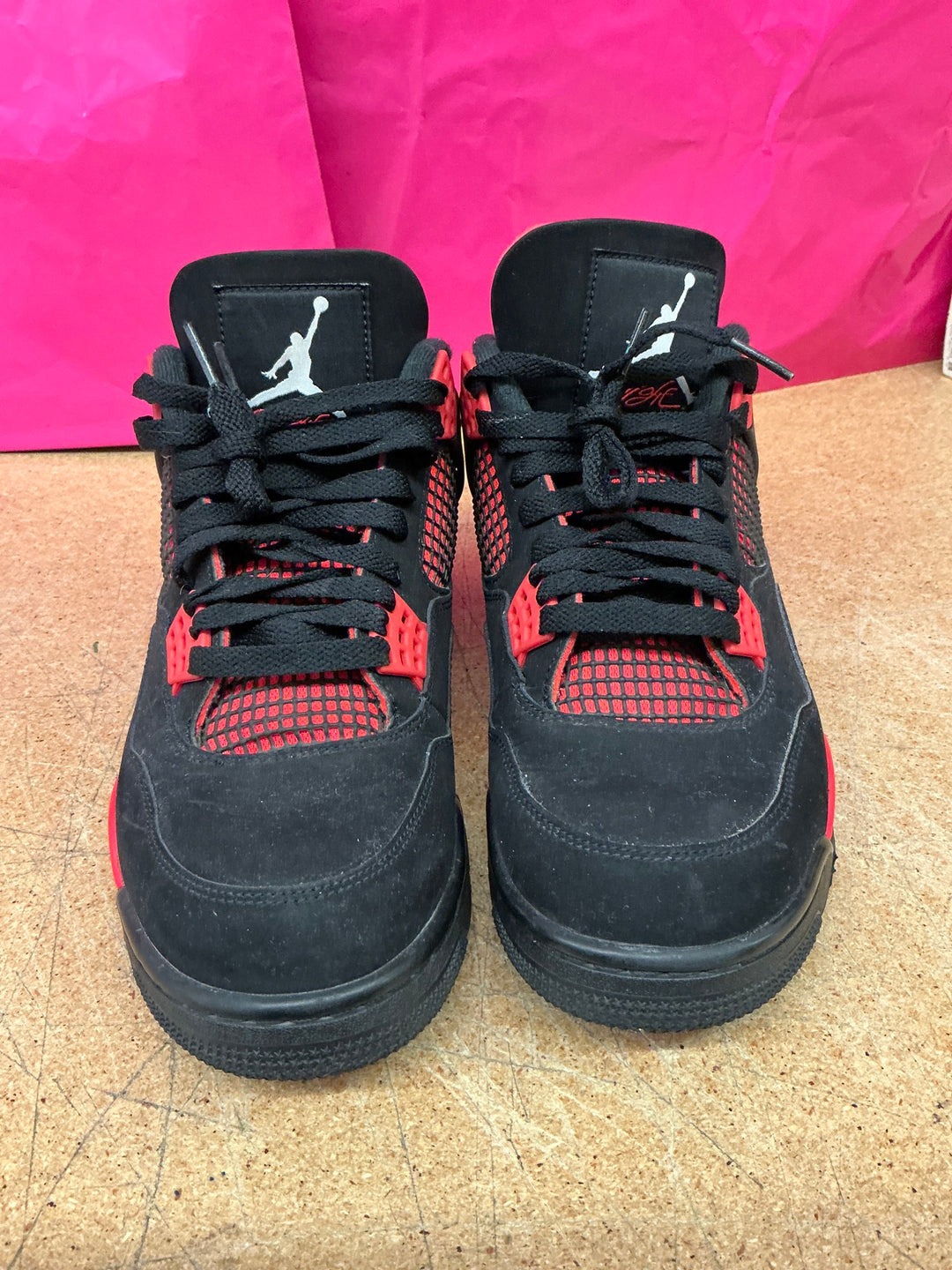 Jordan 4 Red Thunder Mens 11 Used No Box