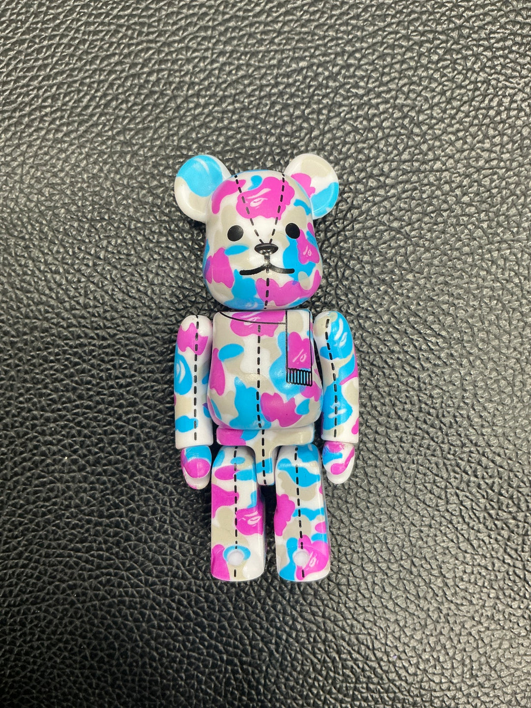 Toy Be@rbrick x BAPE 28th Anniversary Blue Pink Grey Camo #2 100%
