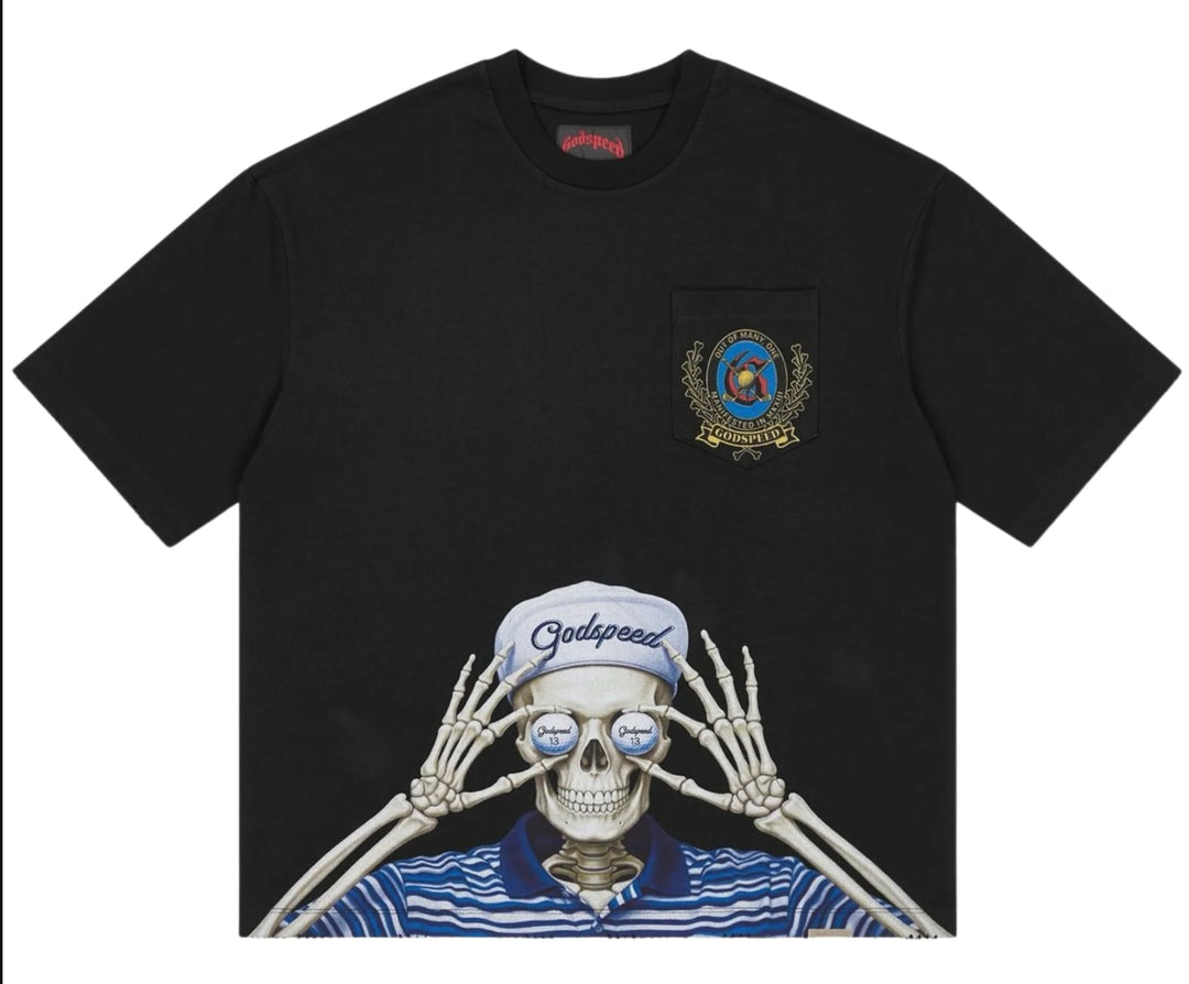 Godspeed Golf Days Pocket II T-Shirt Black