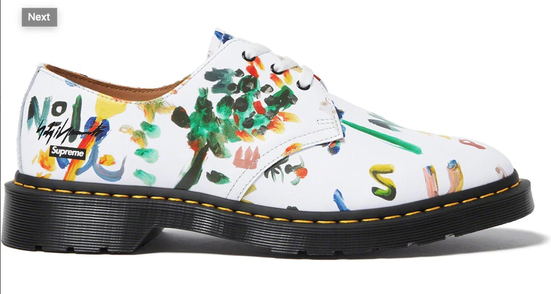 Dr. Martens 1461 3-Eye Supreme Yohji Yamamoto White