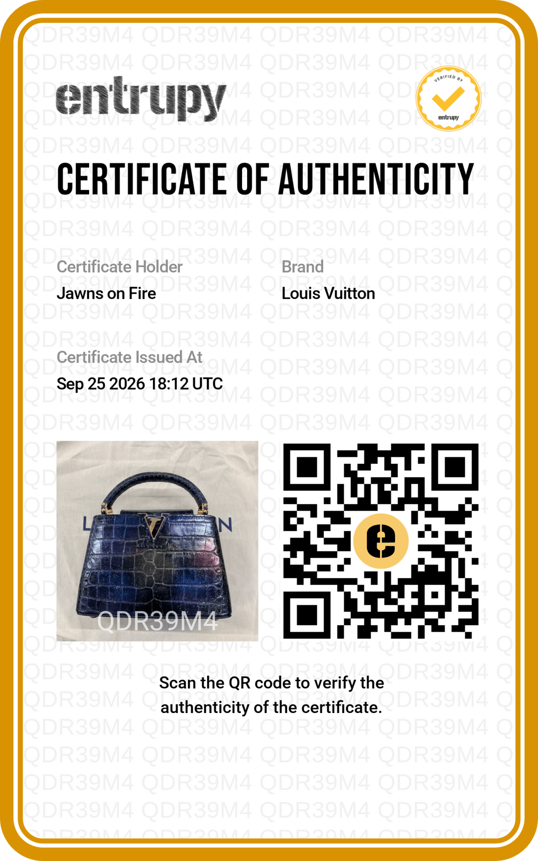Louis Vuitton Capucines Black &amp; Purple Mini Crocodile