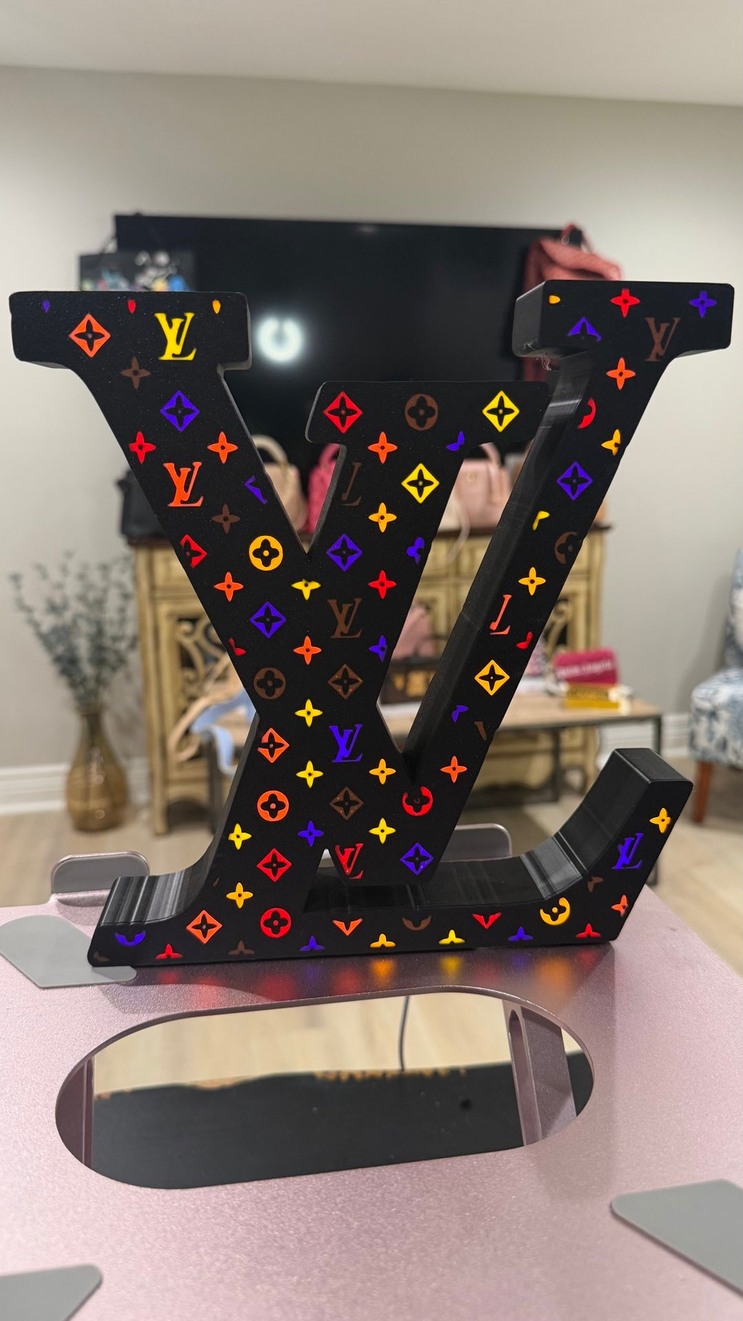 LV Monogram Black Light