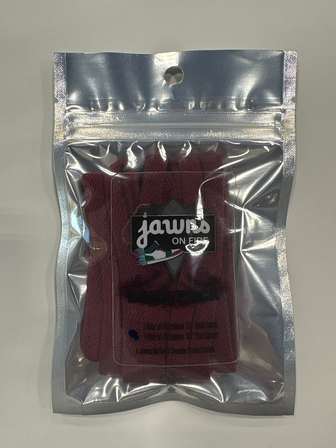 Sneaker Freak Flat Laces - Merlot