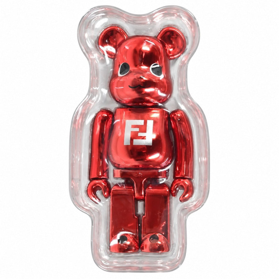Fendi 100% Bearbrick Red Rare Luxury Designer Model Limited Edition Loose - DUPLICATE - Collectibles - Jawns on Fire Sneakers &amp; Shoes