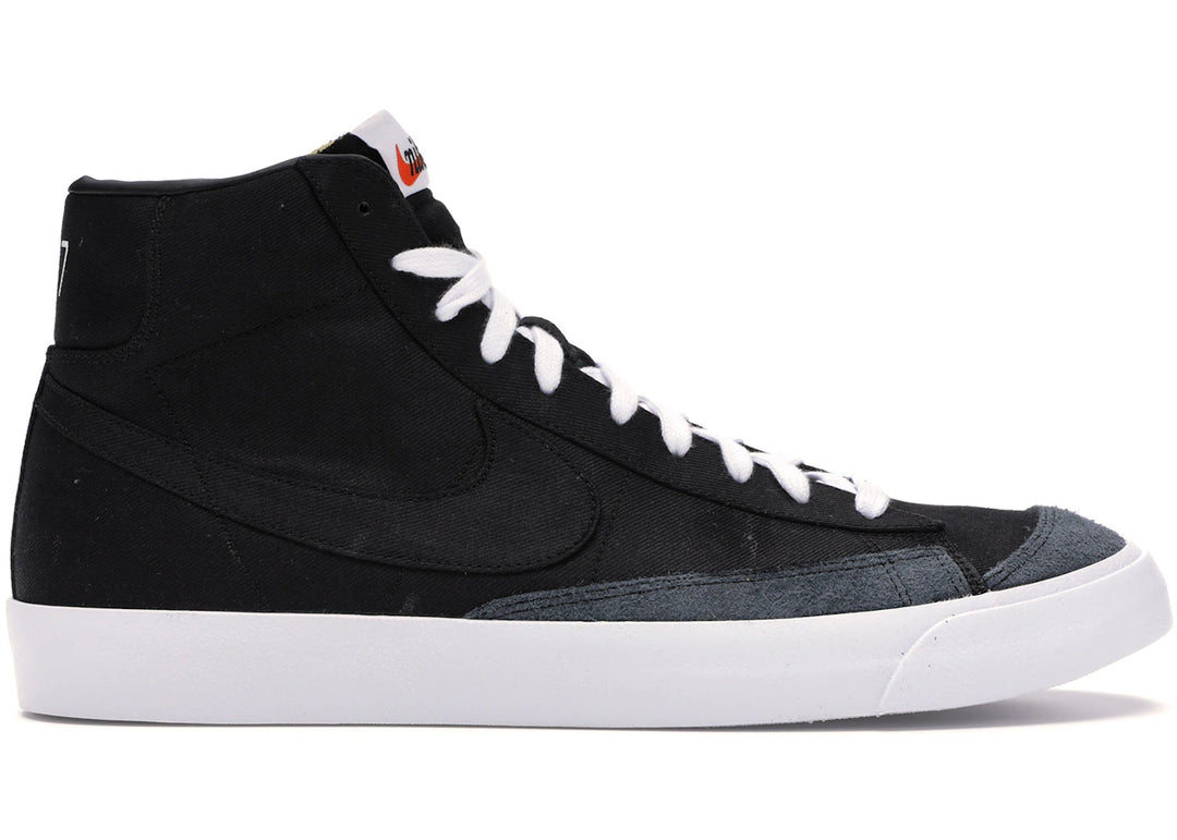 Nike Blazer Mid 77 Vintage Black Canvas