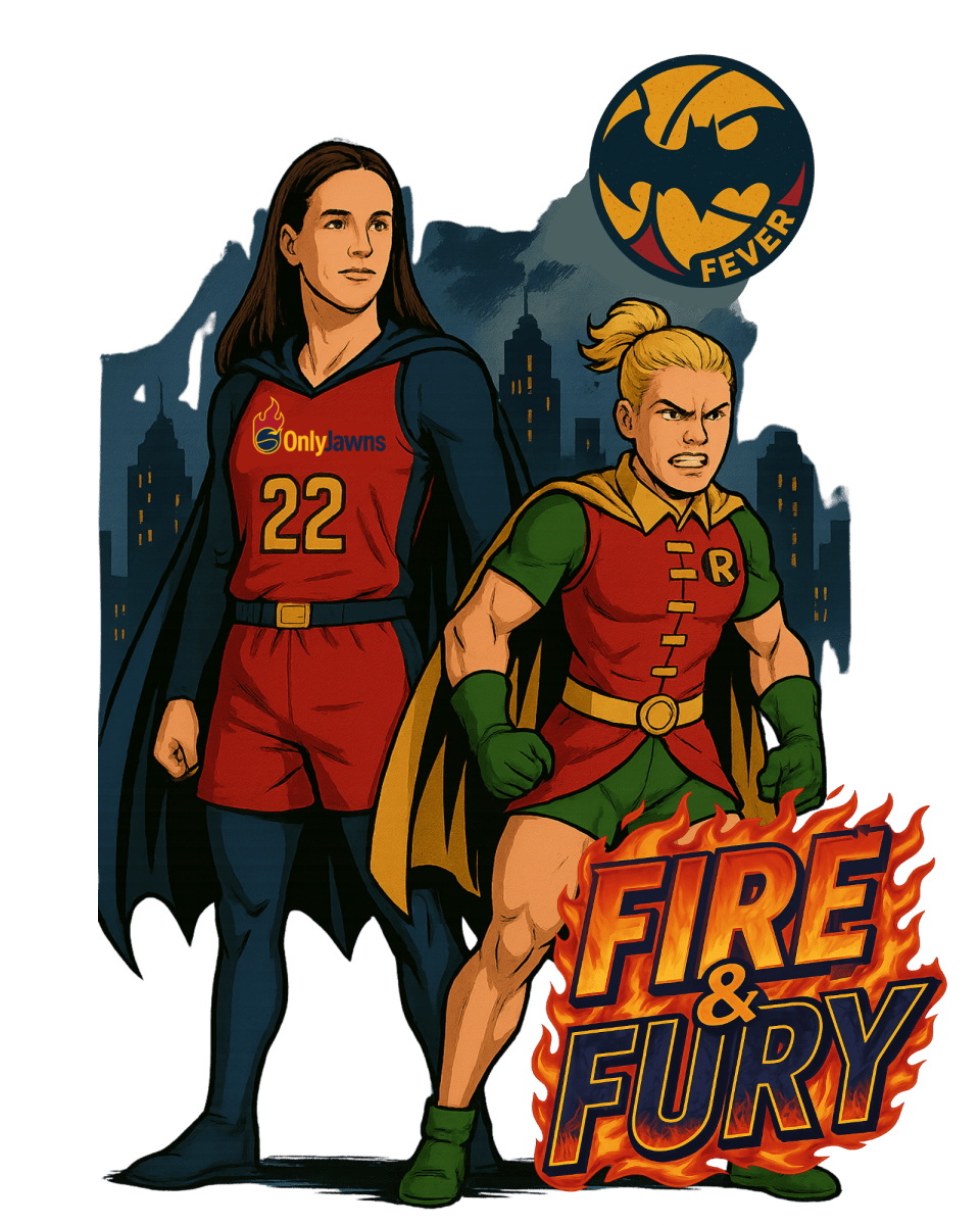 Fire & Fury : Caitlin & Sophie - Original Jawns - Blue T-Shirt - T-Shirt - Jawns on Fire Sneakers & Shoes