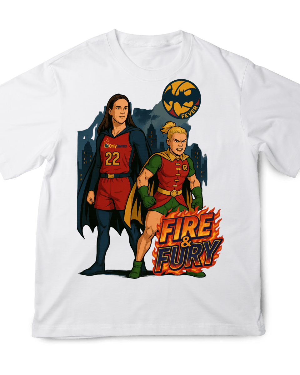 Fire & Fury : Caitlin & Sophie - Original Jawns - White T-Shirt - T-Shirt - Jawns on Fire Sneakers & Shoes