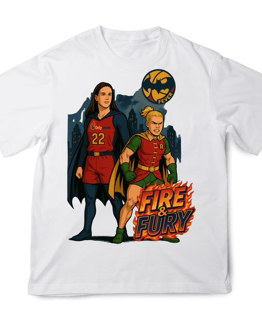 Fire & Fury : Caitlin & Sophie - Original Jawns - White T-Shirt - T-Shirt - Jawns on Fire Sneakers & Shoes